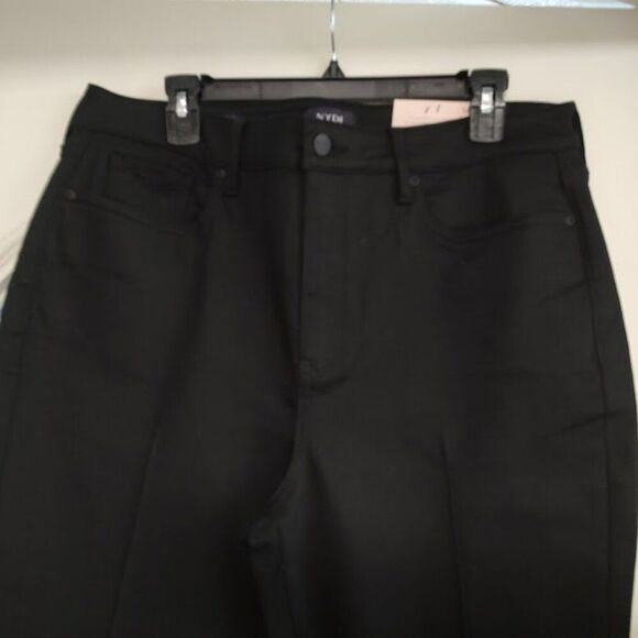 New NYDJ Black Slim Bootcut Water Conscious Denim Lift Tuck Technology Womens 14 - Picture 2 of 4